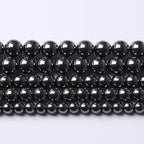 103pcs 4mm AAA Black Hematite Beads Natural Stone Gemstone Round Loose Beads for Jewelry Making DIY Bracelets