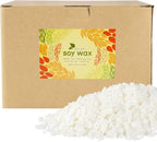 Pure Soy Wax Flakes,DIY Soft Candle,Natural Soy Wax for Candle Making 10 lb Bag