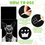 Gersoniel 120 Pcs Scratch Paper Art Set Adults Scratchboard Craft Kits 7.2 x 5 Inch Black Scratch Off Paper Scratchboard Pad Art Supplies with Wooden Stylus for DIY Birthday Party Gift Supplies