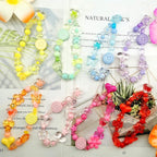 560pcs Acrylic Red Heart Star Butterfly Pastel Candy Color Assorted Beads for Bracelets Jewelry Making Necklaces DIY Crafts