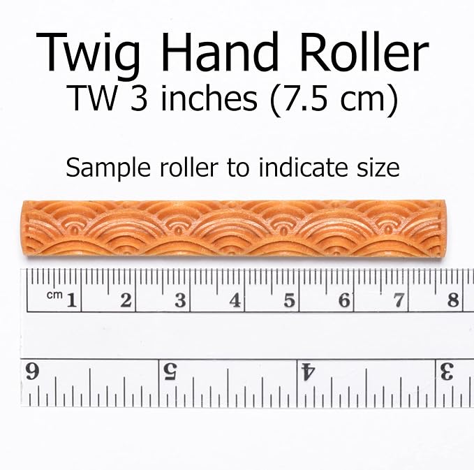 MKM Pottery Tools Wood Twig Rollers for Clay (Tw-33 Winter Woods)