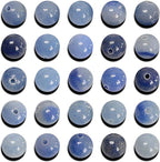 NCB 200PCS 8mm Natural Blue Aventurine Gemstone Round Spacer Loose Beads for Jewelry Making with Crystal Stretch Cord (Blue Aventurine, 8mm 200Beads)