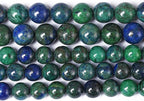 10MM 38PCS Natural Stone Lapis Chrysocolla Loose Beads for Jewelry Making DIY Bracelet