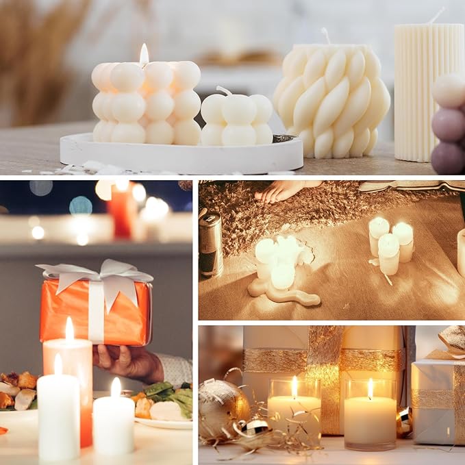 SACATR 10LB Soy Wax for Candle Making, 100% Soy Wax - Natural Candle Wax- No additives and Pure, Premium Quality Candle Wax for Candle Making