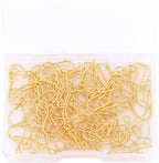 18K Gold Plated Earring Hooks 12x15mm 100pcs for Jewelry Making Findings