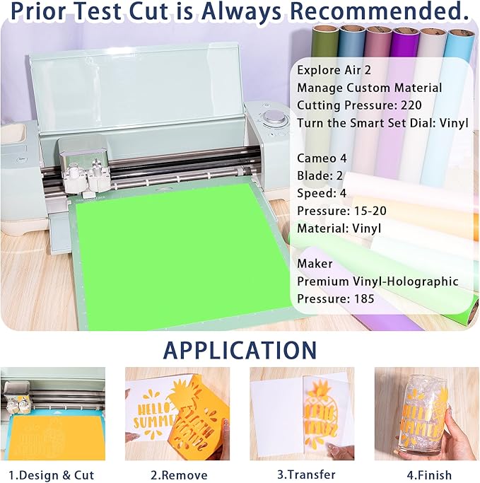 TECKWRAP Matte Permanent Vinyl, 12" x 3ft, 12 Rolls Adhesive Vinyl Compatible with Cutters, Signs, Scrap-Booking, for Mug, Window, Home Decal, Vintage Color