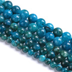 6MM 60PCS Blue Apatite Spacer Loose Beads for Jewelry Making DIY Bracelet Necklace