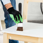 5 Pcs Wide Flat Paint Brushes, Art Brushes for Acrylic Painting Soft Painting Brushes Assorted Sized Craft Brushes Nylon Chip Brushes Artist Varnish Brush Art Paintbrush Sets for Oil Canvas Gesso