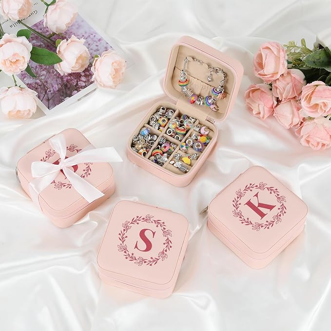 SUREHOME Charm Bracelet Making Kit for Girls Toys Age 6-8 Kids Jewelry Making Kit Art and Crafts for Girls 8-12 Birthday Gifts for Girl Ages 6 7 8 9 10 11 12 Years Old Perfect Personalized Stuff - K