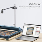 LONGER LightBurn Camera Kit for Laser Engravers – 5MP Time-Lapse Digital Camera with Precise Positioning, Multi-Task Engraving, and Preview Support for LightBurn