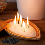 Pearled Candle 2 Inch Cotton Wicks 100-Pack Black Extra Wicks for Sand Candles Making, Metal-Free and Lead-Free Refill Sand Wax Wick