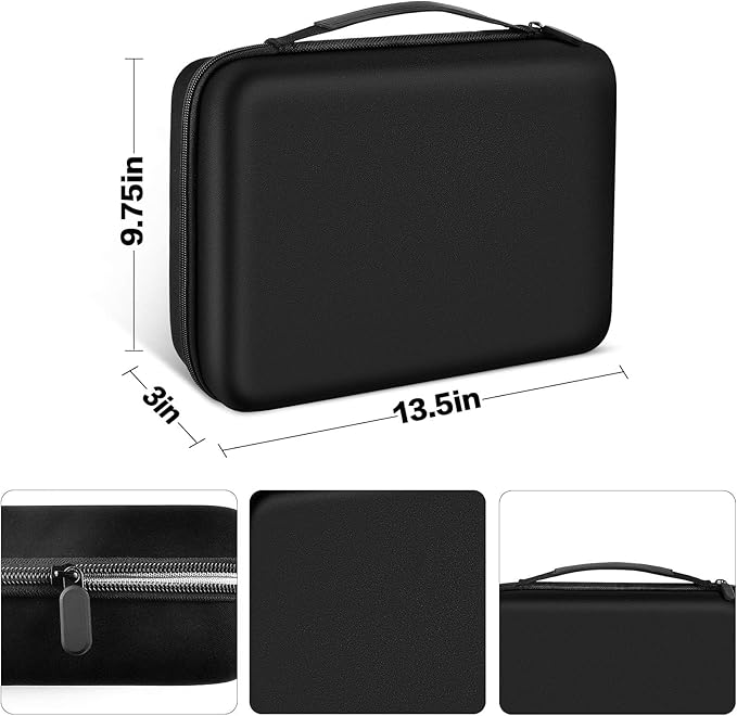 Model Paint Storage Case for Testors Paint Set, Paints Organizer Carrying Bag Holds 60 Bottles with 9 Fine Detail Miniatures Brushes, Enamel Container, Drawing Ink Holder-Box Only (Grey)