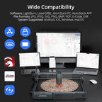 ATOMSTACK 48W Laser Engraver, A40 PRO V2 Laser Cutter with Auto Air Assist, Bulk Engraving Cutting High Accuracy Laser Engraving Machine for Wood, Stone, Metal, Acrylic, Leather, Jewelry