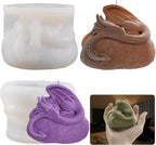 Flying Dragon Mold Stone Dragon Mold Animal Candle Mold Dragon Resin Casting Mold Resin Making Molds Silicone Mold for Candle Home Decorate Mold Candle Making Mold 3D Animal Mold Clay Mold
