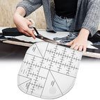 Curved Corner Cutter Quilt Ruler Acrylic Sewing Patchwork Quilting Templates DIY Supplies Sewing Template Patchwork Tool Curved Corner Cutter Ruler