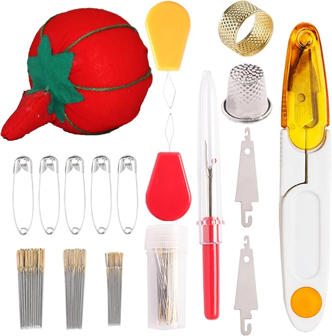 Peirich Embroidery Floss Cross Stitch Supplies, Friendship Bracelets String Kit Embroidery Floss Kit Cross Stitch Kits with Organizer Sewing Boxes Cross Stitch Tools - Gift for Christmas Birthday