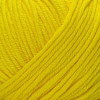 Estako Wool 98 (4- Skeins Pack) 100% Superwash Merino Wool Medium Worsted Weight Soft Knitting and Crochet Yarn (4 x 1.76 oz) (4 x 98 yds) (6366-Yellow)