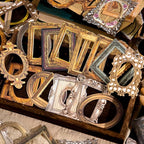 30Pcs Vintage Scrapbook Paper Photo Frame for Scrapbooking Junk Journal Collage Diary Embellishment DIY Photo Album DIY Craft Decoration, 10 Patterns (YSDC6)