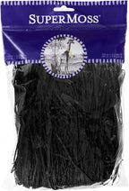 SuperMoss (30111 Raffia, Black, 2oz