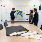 ZKOO Felt Art Portfolio Bag, Large Art Portfolio with Handles, Sturdy Artist Storage Bag for Artwork, Poster, Sketching, and Drawing (24 x 36 inch)