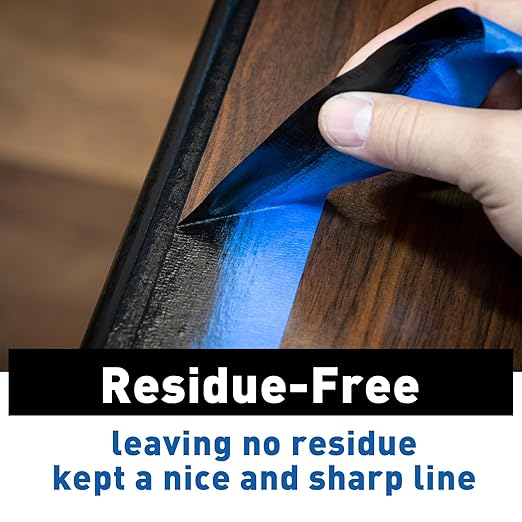 10 Rolls Painters Tape 2 inch Wide, General Purpose Blue Painters Tape, 2 Inches X 60 Yards Blue Masking Tape for Indoor and Outdoor Use, Protects Surfaces and Removes Easily, 600 Yards in Total