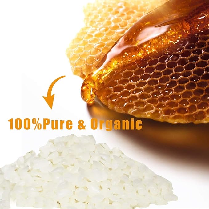 White Beeswax Pellets 10 lb 100% Pure and Natural Triple Filtered for Skin, Face, Body and Hair Care DIY Creams, Lotions, Lip Balm and Soap Making Supplies