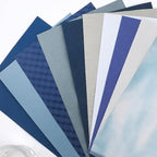 30 sheets Textured art Paper Assorted Set 5.8x8.3 Inch A5 mixed Special Craft Paper for Scrapbooking Junk Journaling Supplies dialy Plan gift Card Embellishments work (Clear)