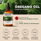 KUKKA Oregano Essential Oils - 4 Fl Oz - for Hair, Skin, Diffuser, Aromatherapy & DIY Soap Making Scent