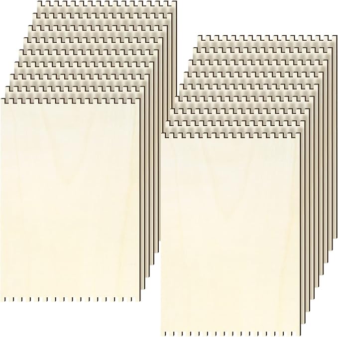 Minatee 18 Pcs Beginners Wooden Loom Notched Weaving Loom Basket Weaving Tools for Kids Adult Art Craft Activity Jewelry Motor Skills Crochet Knitting Sewing Teaching Educational, 6 x 9 in