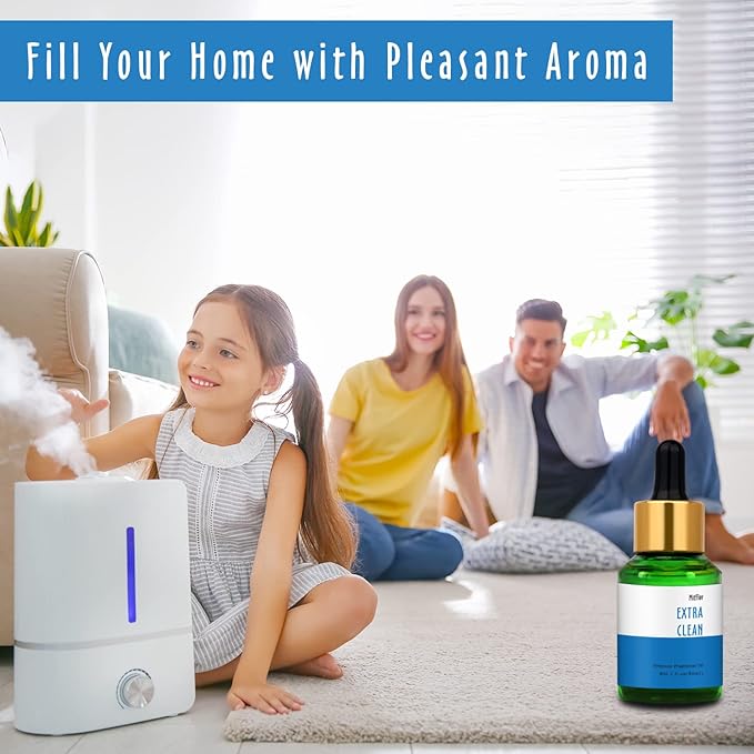 Extra Clean Fragrance Oil, MitFlor Single Scented Oil, Large Size Premium Grade Fragrance Oil for Soap & Candle Making, Aromatherapy Oil, Fresh Scent for Home Fragrance, 30ml