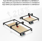 Longer Laser Engraver Y-Axis Extension Kit for RAY5 5W/10W/20W Laser Engraver