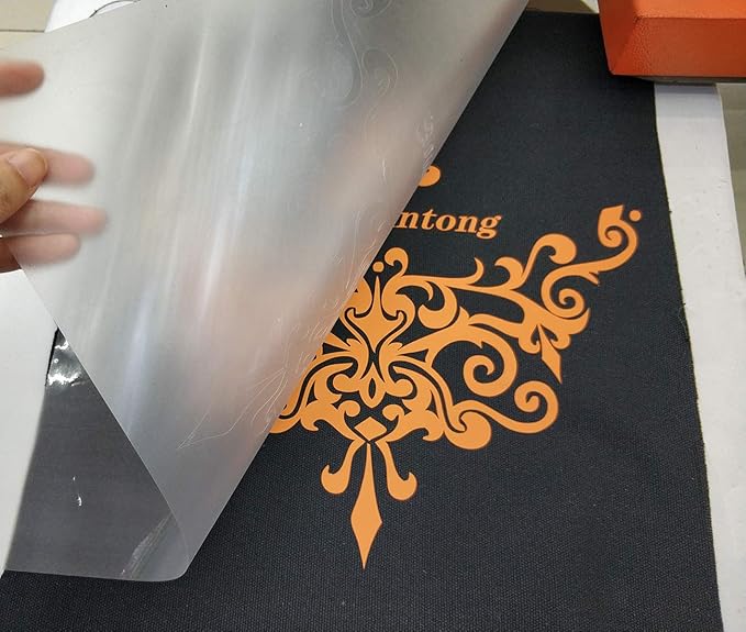 guangyintong Heat Transfer Vinyl Orange HTV Rolls, 12" x 10ft Orange Iron on Vinyl for T-Shirts, Matte Surface Orange HTV Vinyl for All Cutter Machine Easy to Cut & Weed for Heat Vinyl DIY Design