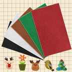 10 Pack Self Adhesive Felt Sheets - White Felt Fabric with Adhesive Backing - Peel and Stick Felt Sheet for Arts Crafts DIY and Decorations - A4 Size(8" x 12")