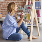 CONDA 11x14 inch Stretched Canvas for Painting, Pack of 8, Primed, 100% Cotton,5/8 Inch Profile Value Bulk Pack for Acrylics, Oils Painting