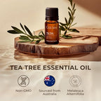 Gya Labs Australian Tea Tree Essential Oil - 0.34 Fl Oz - for Hair, Skin, Diffuser, Aromatherapy & DIY Candle Making Scent