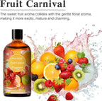 PHATOIL Fruit Carnival Fragrance Oils for Aromatherapy, 3.38FL.OZ Diffuser Oils for Home, Perfect for Aromatherapy, Humidifiers, Yoga, DIY Candle and Soap Making - 100ml