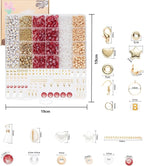 Xylise 6mm/8mm Crackle Glass Beads Bracelet Making Kit Crystal Glass Beads Jewelry Making Kit, Friendship Bracelet kit for DIY Crafts Gifts