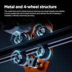 Laser Engraver Machine, P1 S Pro 10W(10000mW) Cutting Machine 380x370mm Large Area, WiFi Control, Engraves Wood Acrylic Leather Glass Metal for DIY, Crafts & for Small Business