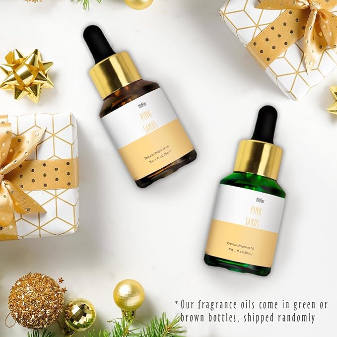 Pink Sands Fragrance Oil, MitFlor 30ml Premium Scented Oil, Large Size Fragrance Essential Oils for Diffuser, Soap & Candle Making Scents, Home Diffuser Oil