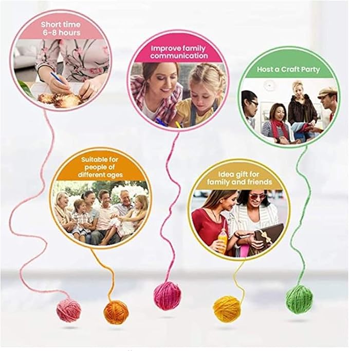 CZCRAOR 3D Latch Hook Rug Kits,Bear Rug Making Kits for Adults Kids Beginners Needlework Embroidery DIY Craft Rug Hook Rugs Kits for Home Decoration 20" X 15"