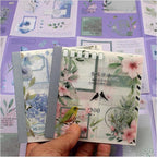 40 Sheets Sticker Book for Adults Journaling, Washi and PET Materials, Ephemera Aesthetic Stickers for Junk Journals, Bujo, Planners