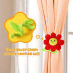 10 Pcs Plush Smile Flower Stuffed Bendable Stems Plush Bouquet Toy Soft Flower 12.6 Inch for Christmas 2025 Mother's Day Girl Girlfriend Wife(Lovely Style)