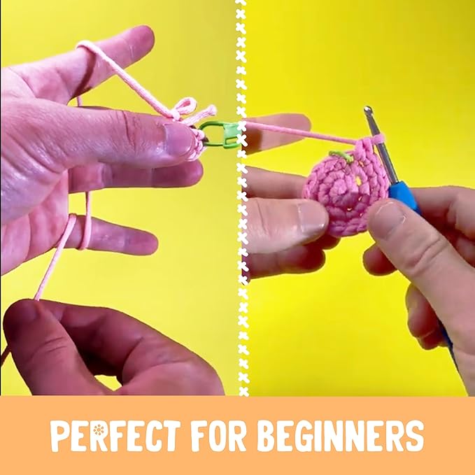 Penguin Crochet Kit | for Beginners, Couples, Date Night, Kids, Adults, Anime, & Animal Lovers | DIY Gift Kit | Instructions, Yarn, Hook, Pattern, Video & Written Tutorial | Arts & Crafts for Adults