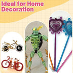 50 Feet Blue Aluminum Craft Wire, 16 Gauge 1.5mm Thickness Sculpting Wire, Armature Wire for Sculpting, Bendable Metal Craft Wire for Making Dolls Skeleton DIY Crafts