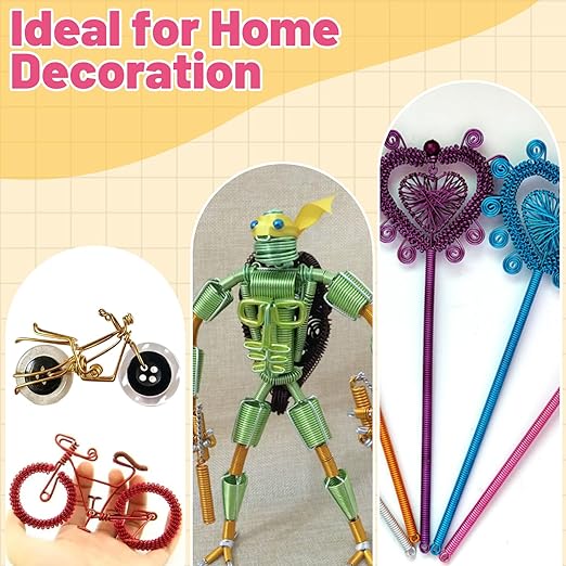 32.8 Feet Green Aluminum Craft Wire, 9 Gauge 3mm Thickness Sculpting Wire, Armature Wire for Sculpting, Bendable Metal Craft Wire for Making Dolls Skeleton DIY Crafts