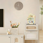 5 Pcs Metal Display Stand，Glass Stands For Display，Art Stands Suitable For Colored Ceramic Tiles, Glass Art Creation, Photo, Plaques, And Collectibles，Used For Home, Office, Or Trade Shows（Black）