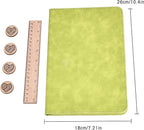 Earssa Knitting Pattern Holder,Knitting Chart Holder,Magnetic Crochet Knitting Chart Holder Knitting Accessories Foldable Knitting Chart Keeper with Ruler for Fixed Crochet Pattern (Green)