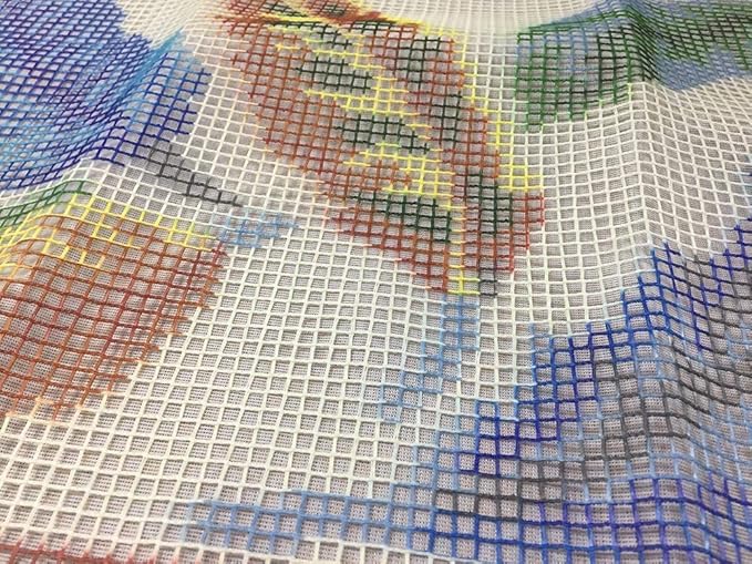 YAKOLECI Latch Hook Kits for Adults, DIY Tools Needlework Unfinished Crocheting Rug Yarn Cushion Embroidery Carpet Set 23.6" X 15.8" (Feather)