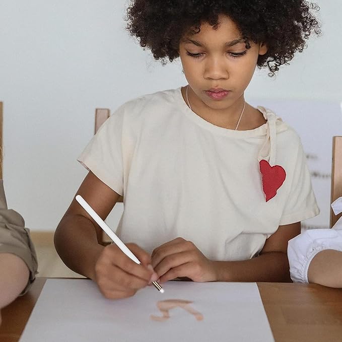 UNIMEIX Dry Brush Miniature Painting Drybrush Detail Paint Brush Set Hobby Detail Blending Brushes for Effortless Watercolor Brushes Scale Model Painting (4 Pack)