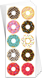 40 Sheets - Donut Stickers for Party Favors - 400 Stickers, 1.5"